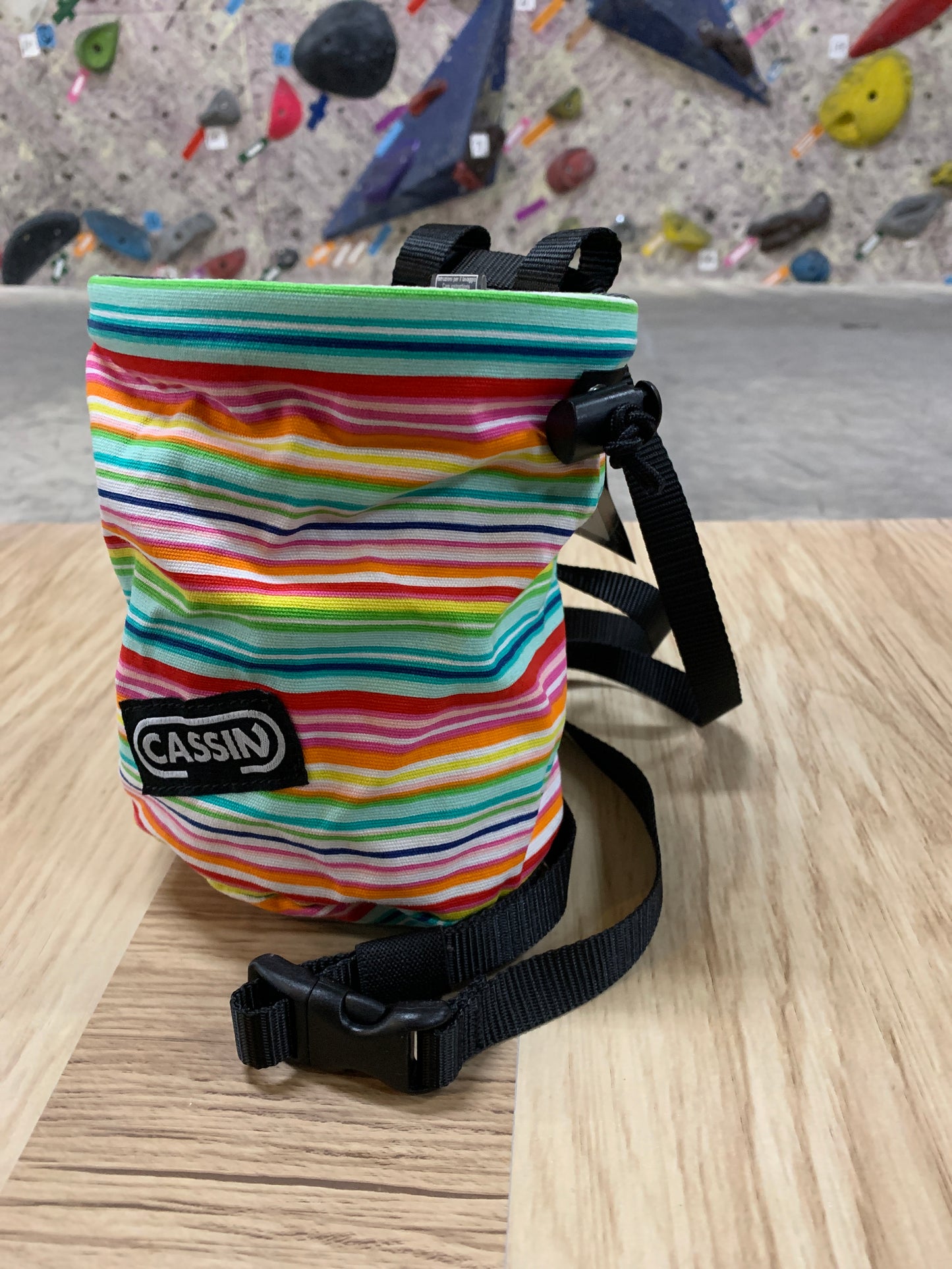 30%OFF【CAMP】ポリゴマ チョークバッグ（レインボー）