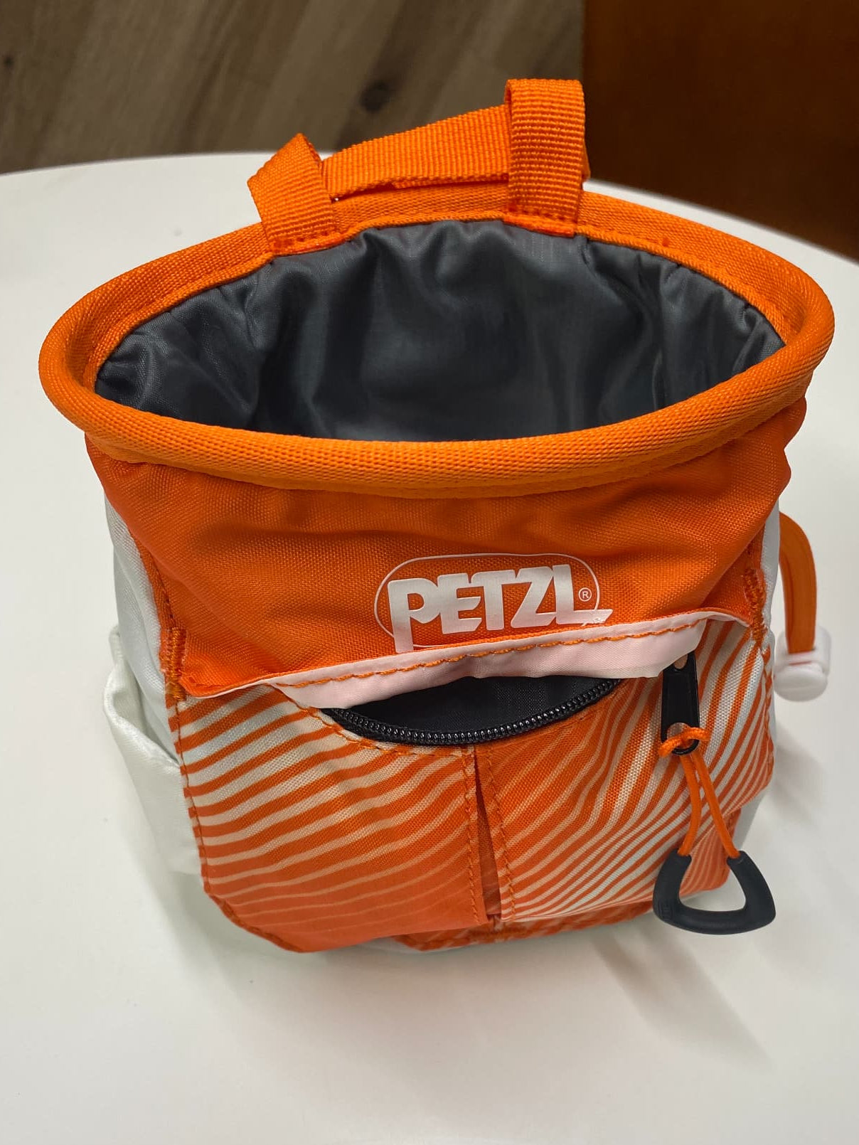 【Petzl】サカポーチ (オレンジ/ホワイト)